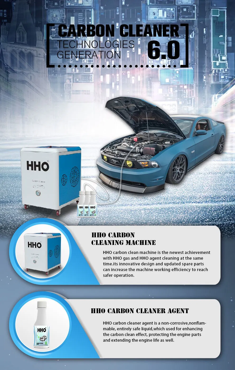 Hydrogen &amp; Oxygen Gas Generator Electric Pressure Washer